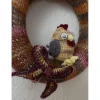 Türkranz mit Huhn - Brauntöne