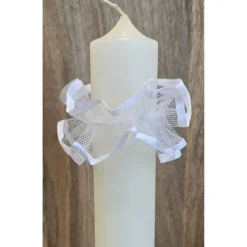 Tropfenfänger für Kerzen mit 5cm Durchschnitt. Kommunionkerzen, Taufkerzen oder Hochzeitskerzen.