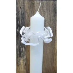 ​Tropfenfänger für Kerzen mit 4cm Durchschnitt. Für Kommunionkerzen, Taufkerzen oder Hochzeitskerzen