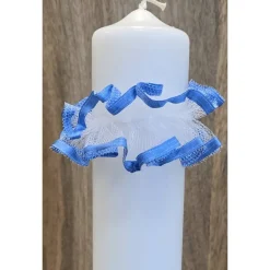 Tropfenfänger für Kerzen mit 6cm Durchschnitt. Kommunionkerzen, Taufkerzen oder Hochzeitskerzen.