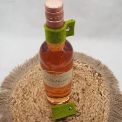 Tropfschutz Weinflasche 4er Set aus Wollfilz – individuell wählbare Farben