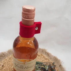 Tropfschutz Weinflasche 4er Set aus Wollfilz – individuell wählbare Farben