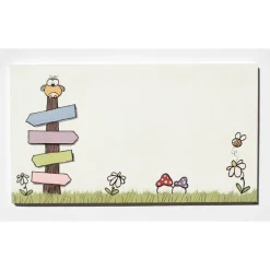 Türschild Familie aus Holz mit Name personalisiert – Handgemalt & Wetterfest – besonderes Geschenk für jeden Anlass - Willkommensschild mit Wegweiser - dekoratives Holzschild