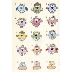 Türschild Familie aus Holz mit Name personalisiert – Handgemalt & Wetterfest – besonderes Geschenk für jeden Anlass - Holzschild mit Eulen - dekoratives Haustürschild