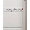 Türschild Sticker  "Merry christmas" Türaufkleber Frohe Weihnachten