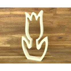 Tulpe aus Holz / Holzblume / Holztulpe / Osterdekoration