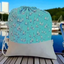 Turnbeutel mit Schiffe, Rucksack