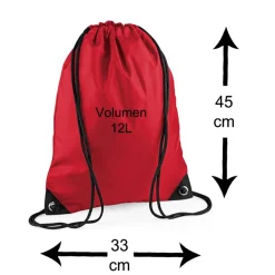 Turnbeutel Motiv Frosch mit Name / personalisierbar / verschiedene Farben