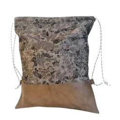 Turnbeutel, Rucksack braun geografisch