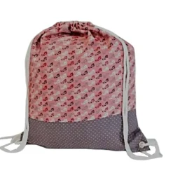 Turnbeutel, Rucksack geblümt, personalisierbar