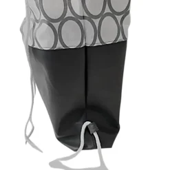 Turnbeutel, Rucksack grau/weiß