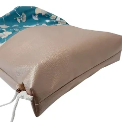 Turnbeutel, Rucksack mit Kunstleder Ginko