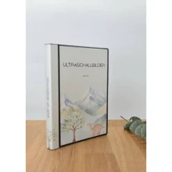 Ultraschallalbum personalisiert,  zur Aufbewahrung von Ultraschallfotos, Ultraschallbilder Mappe, Geschenk zur Geburt