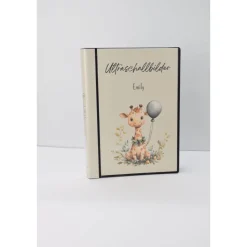 Ultraschallalbum personalisiert,  zur Aufbewahrung von Ultraschallfotos, Ultraschallbilder Mappe, Geschenk zur Geburt