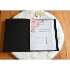 Ultraschallbilder aufbewahren Fotoalbum Mappe Album für Ultraschallbilder personalisierbar Einsteckalbum stabile Aufbewa