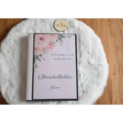 Ultraschallbilder aufbewahren Fotoalbum Mappe Album für Ultraschallbilder personalisierbar Einsteckalbum stabile Aufbewa