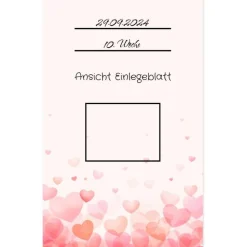 Ultraschallbilder Mappe Album für Ultraschallbilder personalisierbares Einsteckalbum stabile Aufbewahrung