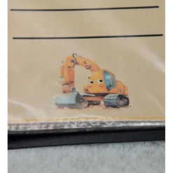 Ultraschallbilder Mappe Bagger – personalisiertes Ultraschallalbum zur Aufbewahrung deiner Ultraschallbilder als Geschenk zur Schwangerschaft