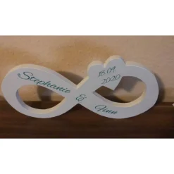 Unendlichkeitszeichen zur Hochzeit