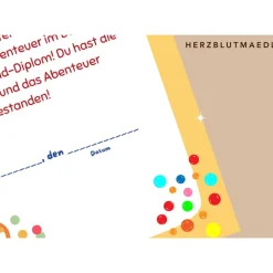 Unvergesslicher Kindergeburtstag: Bällebad, Urkunden in A4 zum Ausdrucken als Mitgebsel für Kinder