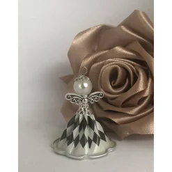 Upcycling Kapsel Engel mit Muster - Farbwahl - Weihnachten, Baumschmuck (1)