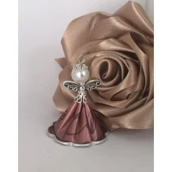 Upcycling Kapsel Engel mit Muster - Farbwahl - Weihnachten, Baumschmuck (2)