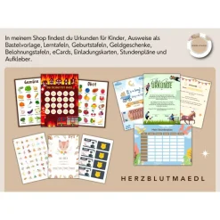 Urkunde Pferd | Pferdeparty | Pferdemensch Urkunden A4 | Urkunden ausdrucken | Kindergeburtstag | Mitgebsel Kindergeburt