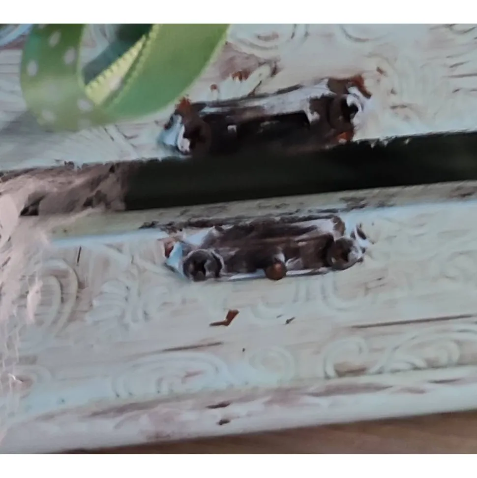 Valentinstag-romantische Schatulle aus Holz im Vintagestyle