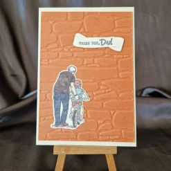 Vatertag - Thank you Dad - Vater und Sohn - Geburtstagskarte