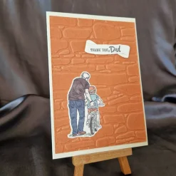 Vatertag - Thank you Dad - Vater und Sohn - Geburtstagskarte