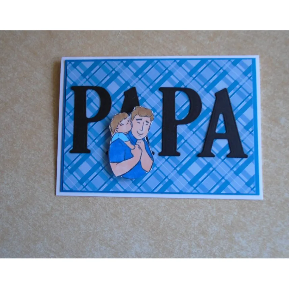 Vatertag Vatertagskarte Glückwunschkarte Vater Papa Papi Handarbeit Grußkarte