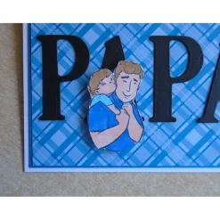 Vatertag Vatertagskarte Glückwunschkarte Vater Papa Papi Handarbeit Grußkarte