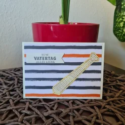 Vatertagskarte - Krawatte - Zum Vatertag alles Liebe