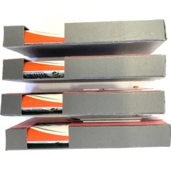 Verpackung für 2 Stück Schokoriegel, ein schönes Geschenk aus Papier, auch als Tischgoodie zu verwenden