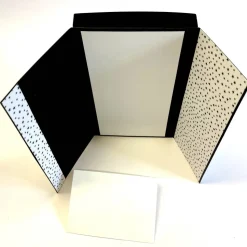 Verpackung für Haselnuss-Konfekt mit Karamell-Schokolade, mit Glückwunschkarte – Handgemachte Verpackung, 2 Stück Set