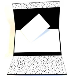 Verpackung für Haselnuss-Konfekt mit Karamell-Schokolade, mit Glückwunschkarte – Handgemachte Verpackung, 2 Stück Set