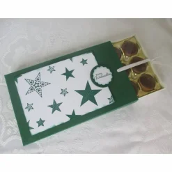 Verpackung für Süsse Toffeebonbons incl. Karte mit Platz für Geldgeschenk