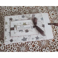 Verpackung für Süsse Toffeebonbons incl. Karte mit Platz für Geldgeschenk