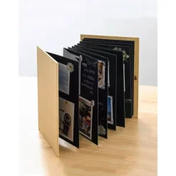 Vintage Fotoalbum 34 Seiten zum Einkleben – Kreatives Album zum Selbstgestalten, Geschenk für Geburtstag & Weihnach