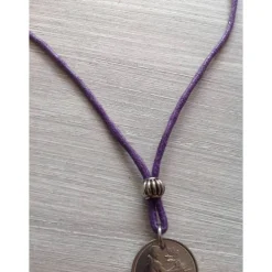 Vintage Kette mit 50 Pfennig Münze von 1975 – Einzigartiges Geschenk zum 50. Geburtstag