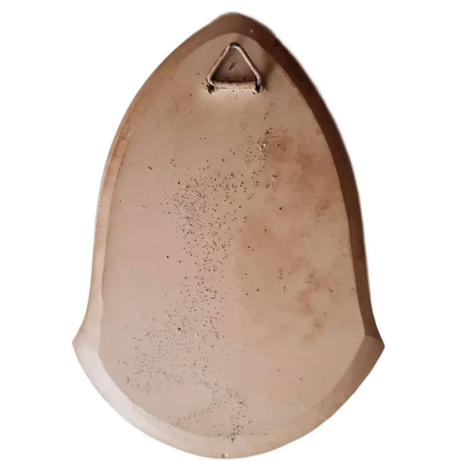 Vintage Weihwasserkessel Muttergottes mit Kind aus Kunststoff, dekorativ, 80er Jahre, gebraucht