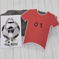 Volleyball Schutzengel Schlüsselanhänger – Personalisierbarer Glücksbringer für Volleyballfans