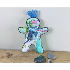 Voodoo Puppe 3 - ein tolles Upcycling Unikat für Halloween oder Gothik Fans