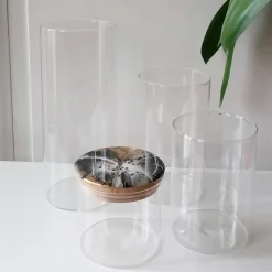 Vorratsglas mit handbemaltem, schwaz/goldenem Holzdeckel – Unikat Deko & Aufbewahrung (2)