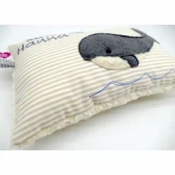 Wal Fisch Namenskissen Taufkissen Kuschelkissen Kindergartenkissen Geburtsgeschenk