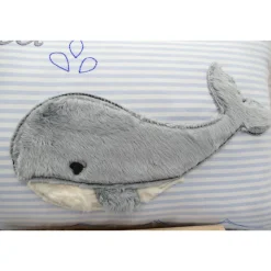 Wal Fisch Namenskissen Taufkissen Kuschelkissen Kindergartenkissen Geburtsgeschenk