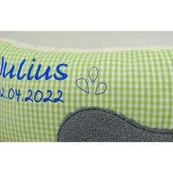 Wal Fisch Namenskissen Taufkissen Kuschelkissen Kindergartenkissen Geburtsgeschenk