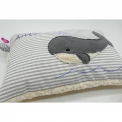 Wal Fisch Namenskissen Taufkissen Kuschelkissen Kindergartenkissen Geburtsgeschenk