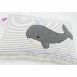 Wal Fisch Namenskissen Taufkissen Kuschelkissen Kindergartenkissen Geburtsgeschenk