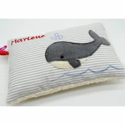 Wal Fisch Namenskissen Taufkissen Kuschelkissen Kindergartenkissen Geburtsgeschenk